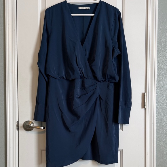 Abercrombie & Fitch Dresses & Skirts - Abercrombie & Fitch Deep Blue Long Sleeve Dress